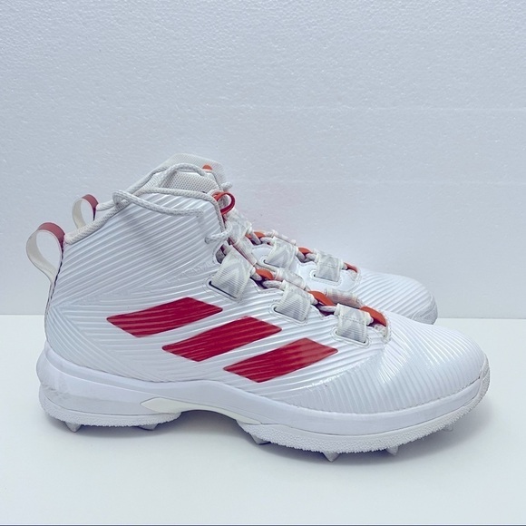 Adidas Freak Carbon Football Cleats | White Orange | Size 13.5 - Picture 1 of 12